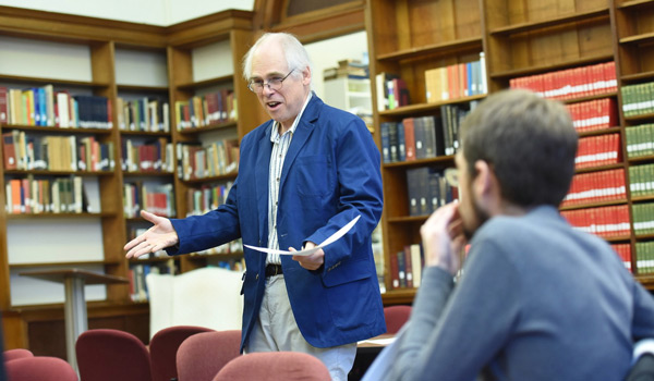 A Catholic ϲapp professor teaching a course on Classical Civilization.